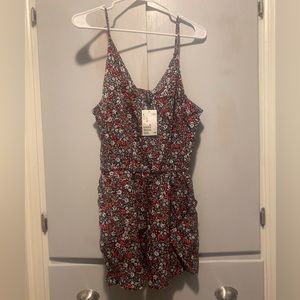 NWT Floral Tank Romper